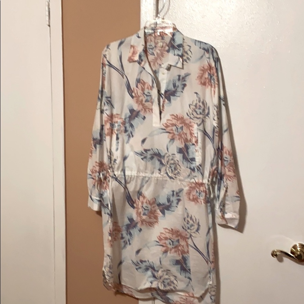 GAP Floral Shirtdress New Without Tags